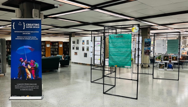 Research and Enterprise at Leeds Beckett (@lbu_rae) on Twitter photo 📆Join us at the Rose Bowl from Monday 4 - Thurday 8 November to see the international Creating Safer Space exhibition.
🔗bit.ly/4eSfAbh
Sharing art produced by people living in sites of armed conflict across the world, the exhibition is part of a £2m <a href="/ahrcpress/">Arts and Humanities Research Council</a> project. 📆Join us at the Rose Bowl from Monday 4 - Thurday 8 November to see the international Creating Safer Space exhibition.
🔗bit.ly/4eSfAbh
Sharing art produced by people living in sites of armed conflict across the world, the exhibition is part of a £2m <a href="/ahrcpress/">Arts and Humanities Research Council</a> project.