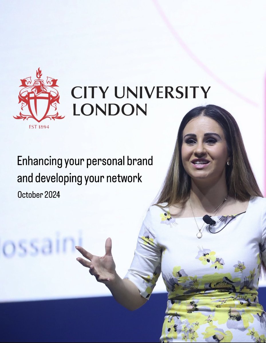 Speaking at <a href="/CityUniLondon/">Anna</a> today, covering;

🔺#PersonalBrand: A clear understanding of who you are and the unique value you offer

🔺#Network: Building meaningful connections to amplify your impact

🔺#Mindset: Growth-oriented outlook &amp; be your best using power of your mind

.