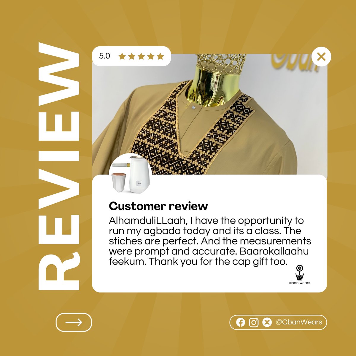 ObanWears's tweet photo. Your words are our inspiration.
Every feedback tells a story of style, confidence, and craftsmanship.
Weโre honoured to be part of your journey.
Call/WhatsApp: +234 816 800 3732
Visit Us: Opp. Technoil filling-station, Olowola, Igando, Lagos State.
#Obanwears #nativewears https://t.co/JKhS6cb7fH
