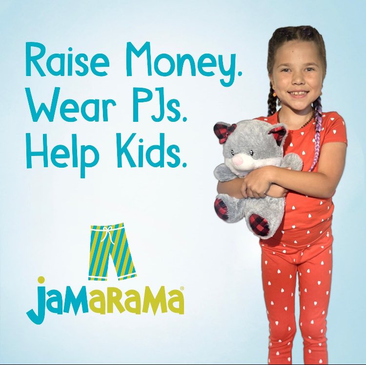 On Monday, October 28, wear your pjs in solidarity with the kids at the Janeway who don’t get to change out of theirs. Please bring along a donation to help support them. #jamarama #janeway