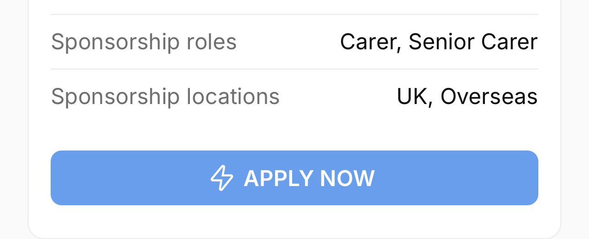 Caregivers are urgently needed in the UK🇬🇧. Send your CV to this Care Home ASAP. They are accepting CV’s from Caregiver who are already in the UK &amp; Overseas Caregivers. The information on their website states that they hire internationally with visa sponsorship and no hidden