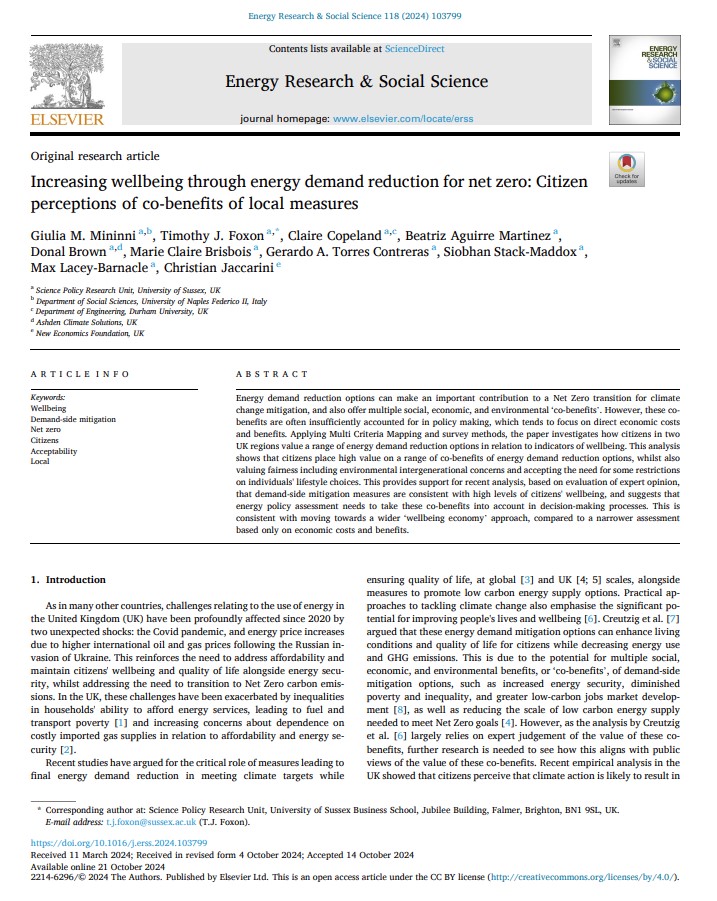 Energy Demand Research Centre (EDRC) (@edrc_uk) on Twitter photo 🤔How do UK citizens value reducing energy demand for their well-being? <a href="/tjfoxon1/">Tim Foxon</a>, <a href="/BrownSdc/">Dr Donal Brown</a>, <a href="/mcbrisb/">Dr. Marie Claire Brisbois</a> & <a href="/Gerardo_atc/">Gerardo A. Torres Contreras</a> show people value energy-saving co-benefits, suggesting that policy should consider a shift to a 'wellbeing economy'🌍💡
Read here: tinyurl.com/4pu6vs73 🤔How do UK citizens value reducing energy demand for their well-being? <a href="/tjfoxon1/">Tim Foxon</a>, <a href="/BrownSdc/">Dr Donal Brown</a>, <a href="/mcbrisb/">Dr. Marie Claire Brisbois</a> & <a href="/Gerardo_atc/">Gerardo A. Torres Contreras</a> show people value energy-saving co-benefits, suggesting that policy should consider a shift to a 'wellbeing economy'🌍💡
Read here: tinyurl.com/4pu6vs73