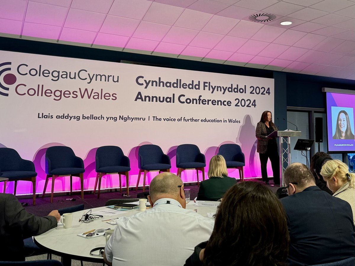 Joe Baldwin (@josephbaldwin) on Twitter photo Great to hear the Minister for Further and Higher Education <a href="/AddysgEducation/">Lynne & Vikki</a> talk about a commitment of equity of access, parity and equal value across the tertiary education system in Wales.
#CCConf24 Great to hear the Minister for Further and Higher Education <a href="/AddysgEducation/">Lynne & Vikki</a> talk about a commitment of equity of access, parity and equal value across the tertiary education system in Wales.
#CCConf24