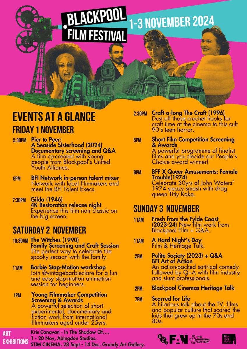 Festival weekend at a glance 👀
#Blackpool #FilmFestival