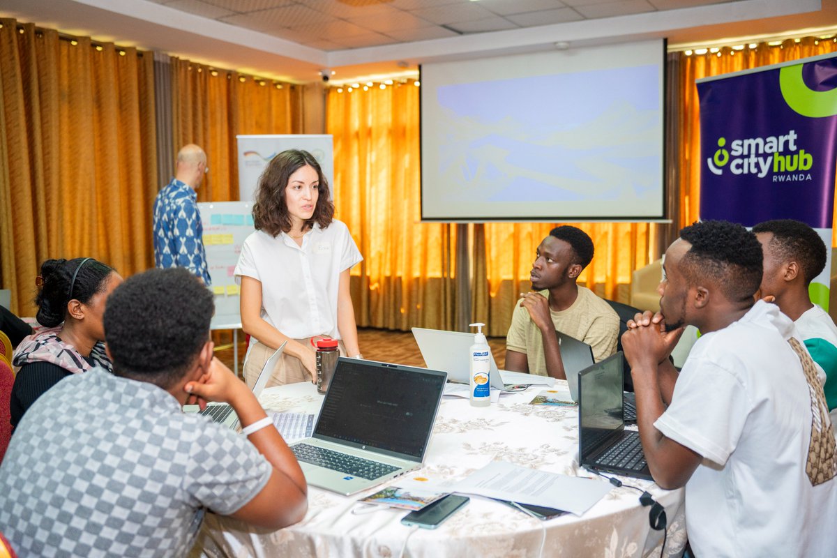 smartcityhubrw's tweet photo. It's Day 2 and the #SmartMobilityLabHackathon is in full swing!

Our hackers are locked in: doing research, bouncing ideas, and writing code to create solutions to urban mobility and transport challenged in Kigali.

We’re eager to see what their creativity yields!
#SmartCityHub https://t.co/cE0oIsyrJx