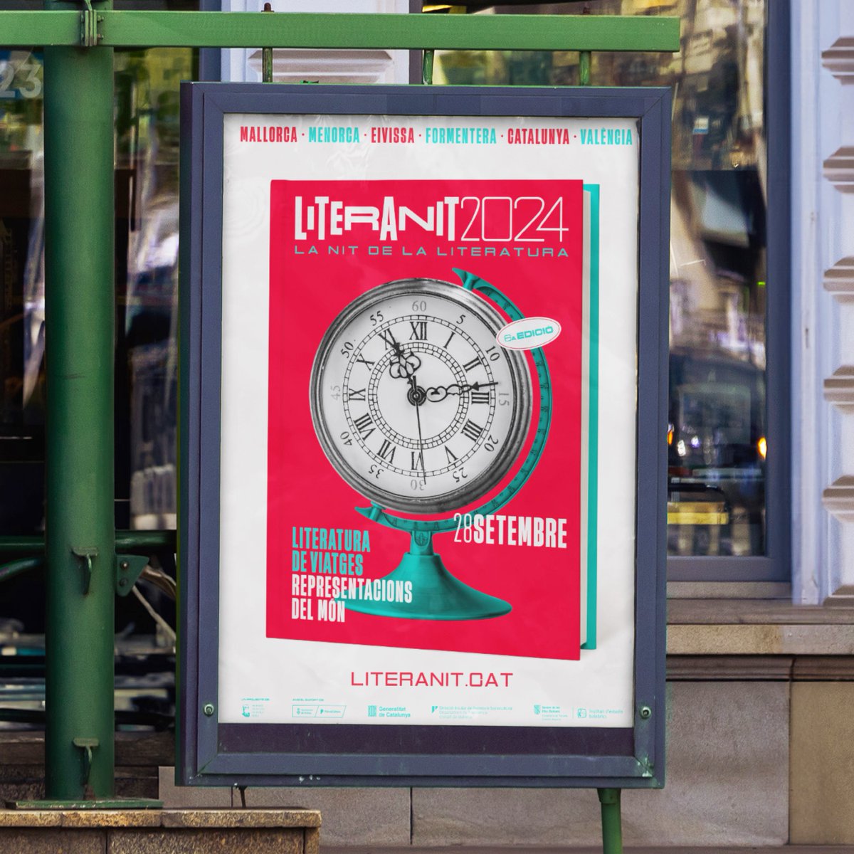 copymouse's tweet photo. Al final ha quedat bé el disseny de la #campanya de la 6a edició de #Literanit2024, amb els seus #posters i adaptacions.

"Literatura de viatges: Representacions del món" 🌍✈️ https://t.co/AZxRf4CdRy