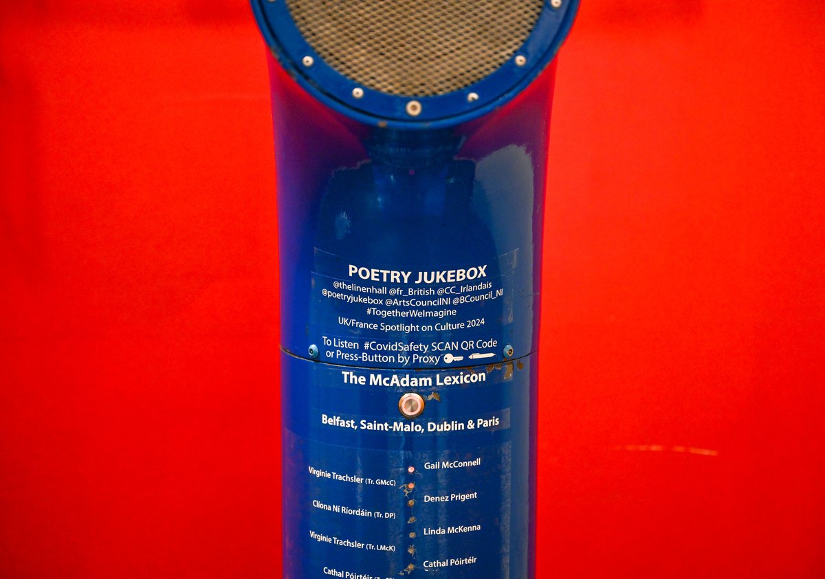thelinenhall's tweet image. Tuesday was a very special day in the library as we celebrated the launch of the McAdam Lexicon Poetry Jukebox. A huge thank you to our terrific poets, partners and funders and to the wonderfully appreciative audience who helped us celebrate Robert McAdam’s magesterial…