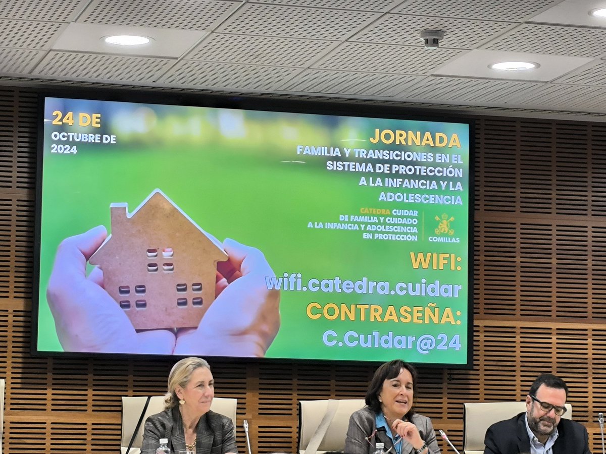 Sigo aprendiendo y hoy estoy en Madrid, en la Universidad de Comillas en la Jornada "Familia y transiciones en el sistema de protección a la infancia y la adolescencia"
<a href="/ASEAF_ISN/">ASEAF (Asociación Estatal de Acogimiento Familiar)</a> 
<a href="/MagaleNavarra/">Magale Navarra</a>