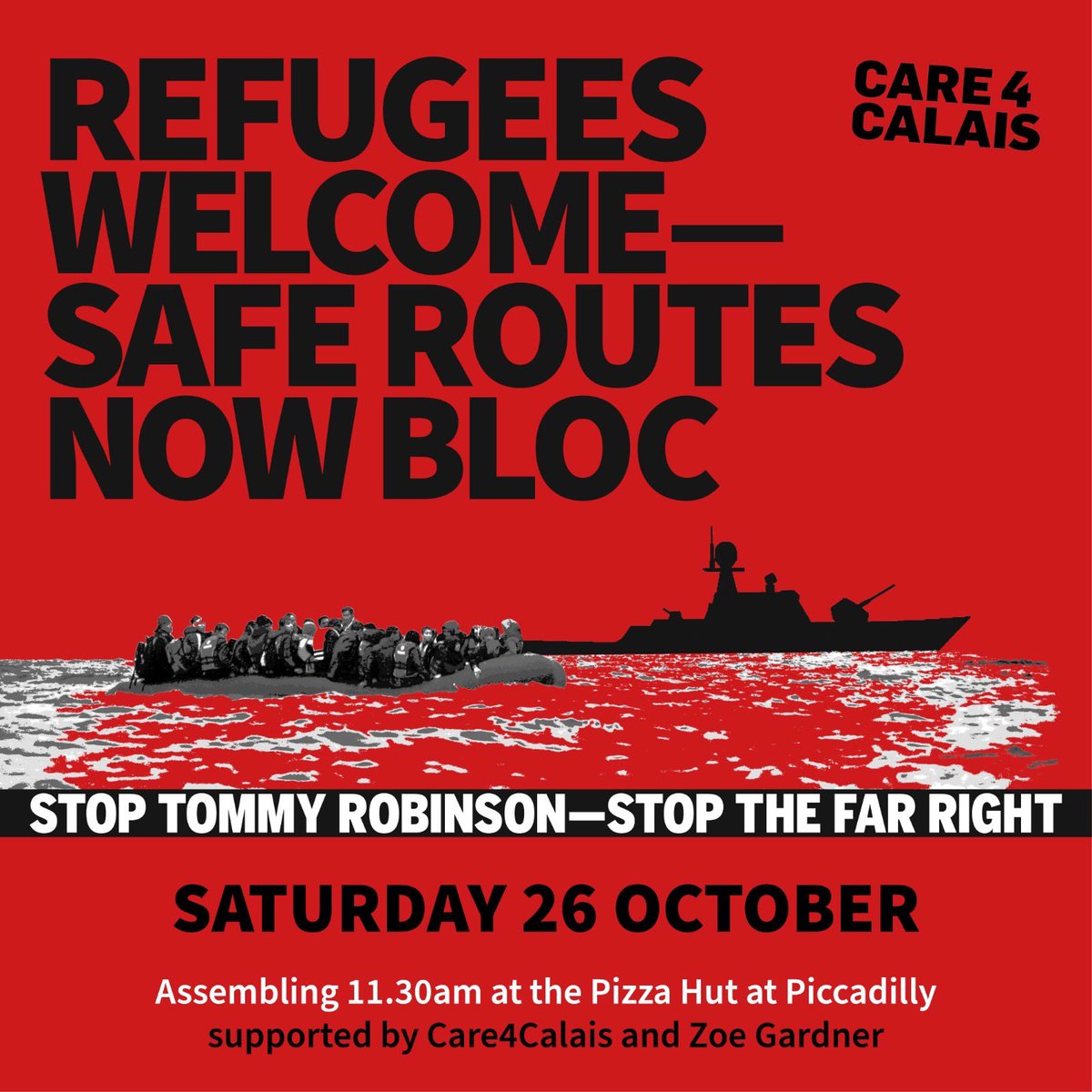 MigrantDemos's tweet image. The Far Right has attacked people, places and the fabric of our society to enact their cruel and reactionary policies through force. 

Come stand for Justice and migrants rights! 
Saturday 26 October 11:30 am, Piccadilly. 
With @Care4Calais and @ZoeJardiniere