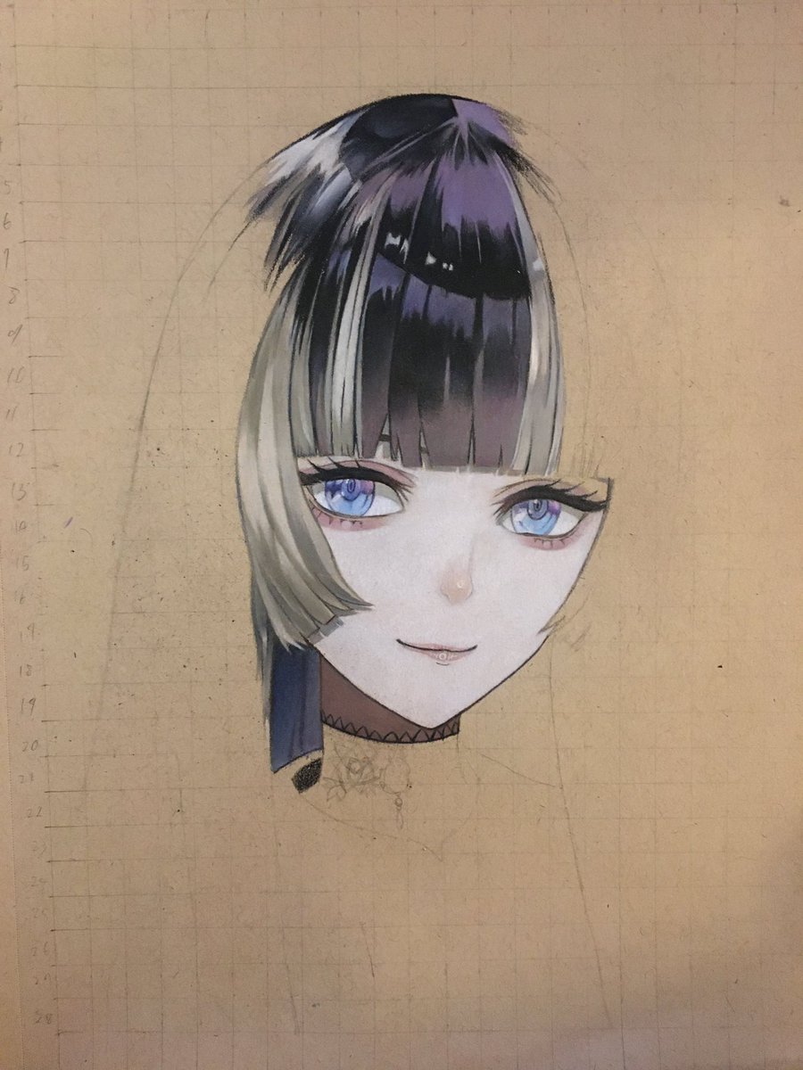 #らでん似絵 
とちゅーけいかです！