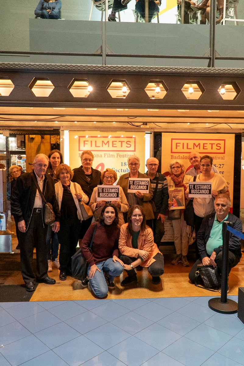 Gràcies per el vostre treball Claudia <a href="/NadirCinema/">NADIR · Audiovisual i educació</a> Berta i Montse <a href="/reds_transforma/">Reds - Solidaridad para la transformación social</a>
Recordarem la edició 50 de <a href="/FestivalFilmets/">Festival Filmets</a> Badalona.
TE BUSCO, TE ESTAMOS BUSCANDO