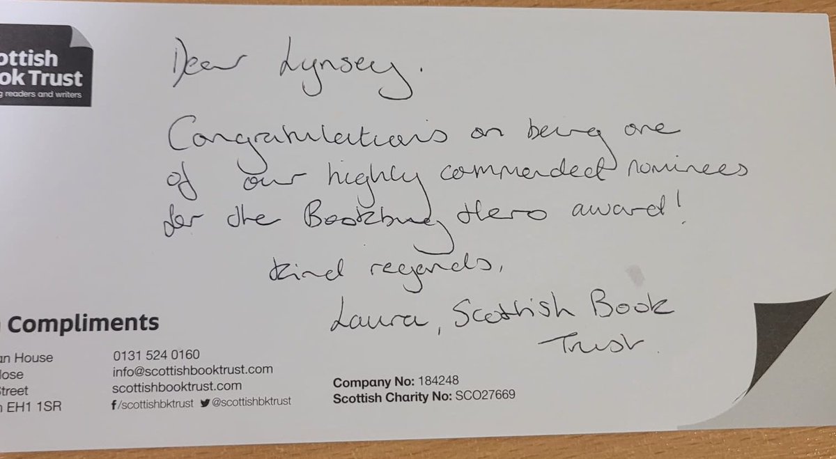 MBUWestofScot's tweet photo. Big thanks to everyone at @scottishbktrust for our new selection of books delivered to Lead Nursery Nurse and high commended Bookbug Hero Lynsey 🌟 what a treat! Thankyou. https://t.co/6SOfxVFzuv
