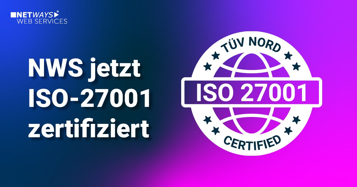 Geschafft!!

Die NETWAYS Managed Services GmbH ist nun ISO 27001 zertifiziert! Unsere Kunden können sich darauf verlassen, dass ihre Daten sicher sind! 

Blogbeitrag 👉 lnkd.in/df5QYS5c

#ISOCertified #ITSecurity #CloudSolutions #NETWAYS #ISO27001 #SaaS