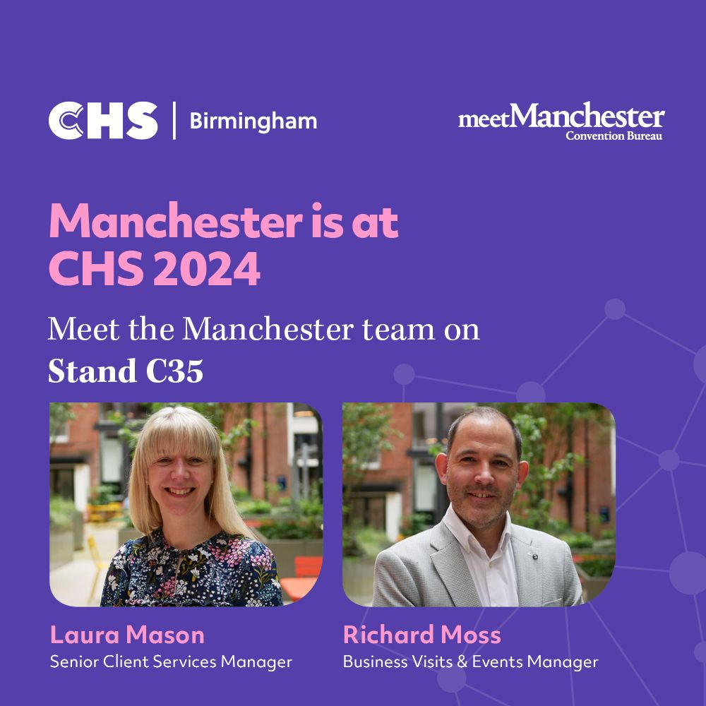 Manchester Convention Bureau (@mcr_conf) on Twitter photo Meet Manchester at #CHSBirmingham!
<a href="/marketing_mcr/">Greater Manchester Japan Mission 2025</a>'s Business Visits & Events experts will be attending on 28th October alongside <a href="/OfficialUoM/">The University of Manchester</a>, <a href="/ManMetUni/">Manchester Metropolitan Uni</a> & <a href="/studiovenues/">thestudio...</a>
Chat to our team & find out how we can help you achieve an exceptional conference
👉 buff.ly/3Nzr5Zc Meet Manchester at #CHSBirmingham!
<a href="/marketing_mcr/">Greater Manchester Japan Mission 2025</a>'s Business Visits & Events experts will be attending on 28th October alongside <a href="/OfficialUoM/">The University of Manchester</a>, <a href="/ManMetUni/">Manchester Metropolitan Uni</a> & <a href="/studiovenues/">thestudio...</a>
Chat to our team & find out how we can help you achieve an exceptional conference
👉 buff.ly/3Nzr5Zc