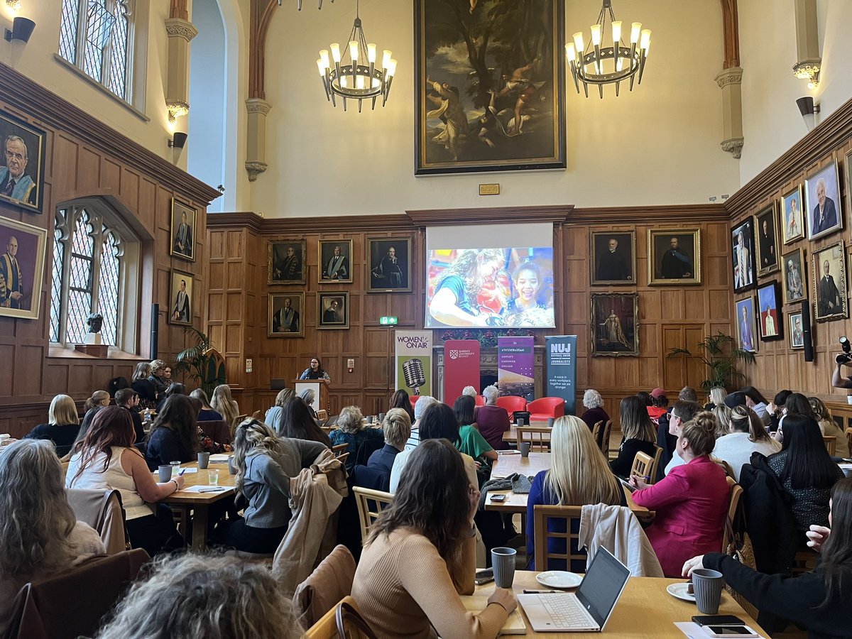 Peter_u105's tweet image. Great to be at @WIMBelfast event today @QUBelfast. Delighted @U105radio can support this event. Also here as chair of @radioacademy NI branch. 
Inspirational conversations from friends, colleagues and some fascinating new voices. #WIMBelfast