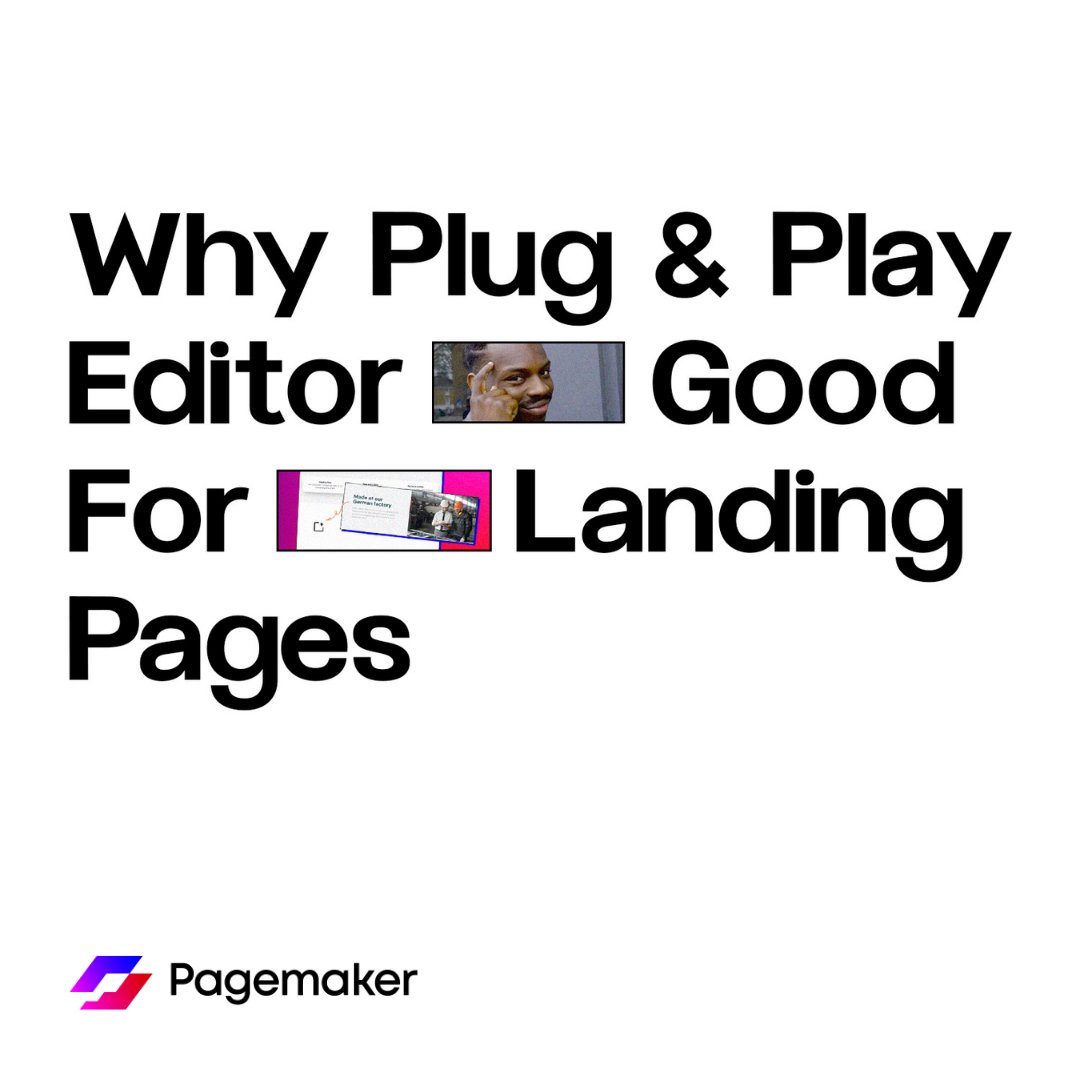 PagemakerHQ's tweet image. Why We Provide Plug &amp;amp; Play Editor Over Drag &amp;amp; Drop for Landing Pages

✨ Want to Explore? Start Your Free Trial Today by Sign Up!

#Pagemaker #nocode #landingpage #webpage #Website