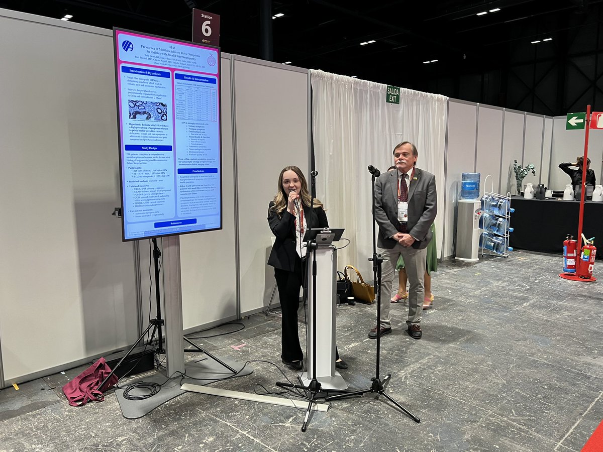 Elise J.B. De, MD (@dr_elise_de) on Twitter photo <a href="/TaliaDenis/">Talia Denis</a> presented at <a href="/icsoffice/">ICS</a> that multidisciplinary pelvic symptomatology (#urology, #gastro, #pelvic pain, #sexual dysfunction) is significantly higher in pts with #smallfiberneuropathy than average subspecialty Urology #URPS patients. <a href="/AlbanyMedUro/">Urological Institute@AlbanyMed</a> <a href="/TaliaDenis/">Talia Denis</a> presented at <a href="/icsoffice/">ICS</a> that multidisciplinary pelvic symptomatology (#urology, #gastro, #pelvic pain, #sexual dysfunction) is significantly higher in pts with #smallfiberneuropathy than average subspecialty Urology #URPS patients. <a href="/AlbanyMedUro/">Urological Institute@AlbanyMed</a>