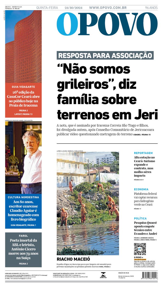 opovo's tweet photo. Bom dia, seguidores ☕

Confiram os destaques da nossa edição desta quinta-feira, 24

🔗Acesse o conteúdo completo da edição em https://t.co/E5QnFEpdSd https://t.co/JNkD2RWTsl