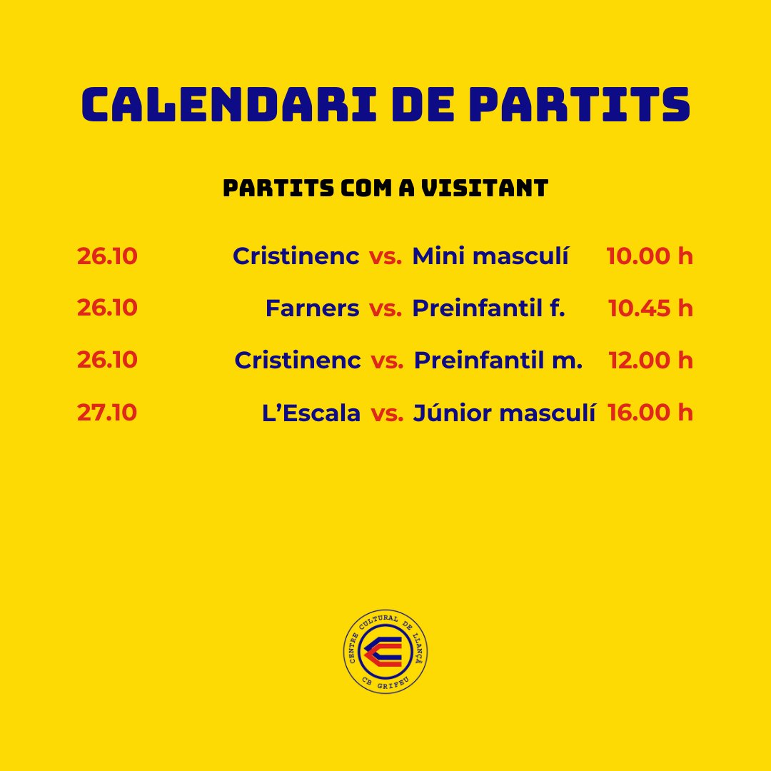 Club Bàsquet Grifeu-Llançà tweet media