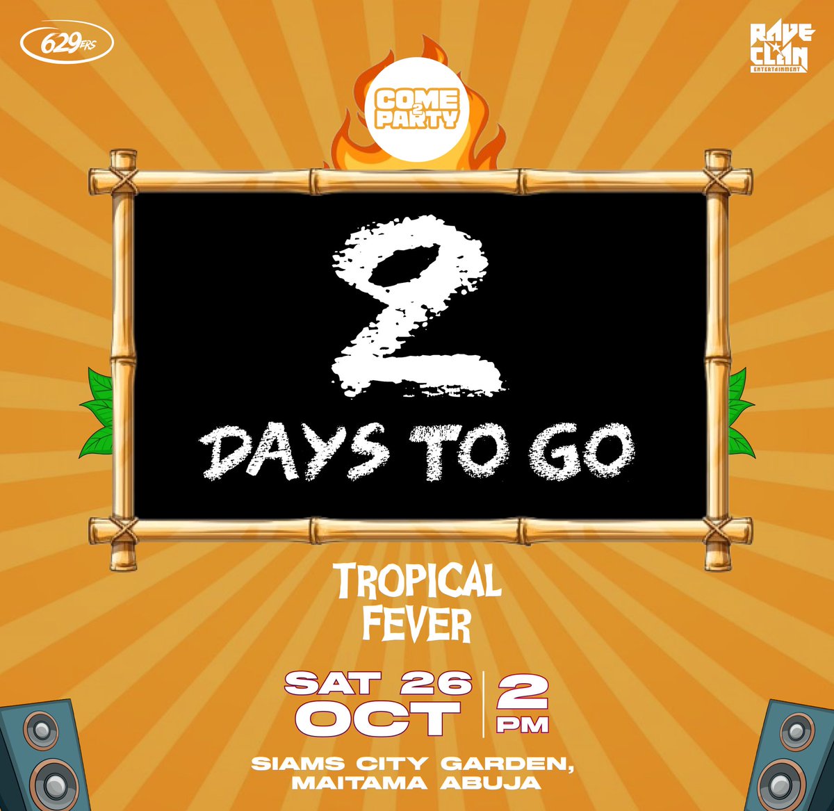 Come2partyng's tweet photo. It's officially 2 days to the biggest
Afrohouse and Amapiano Rave in Abuja!
As we get set to Come2party, here are some of the essentials you will need!
Ticket link in bio !
https://t.co/lWnA55itaB https://t.co/KgjuD01Uwn