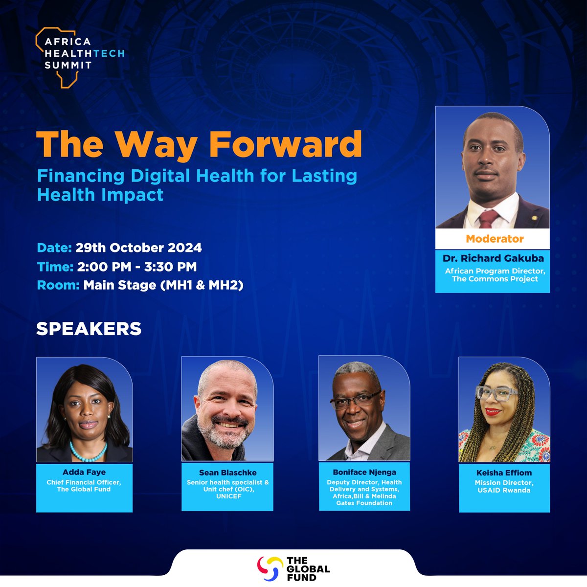 Explore how digital health is paving the way for resilient and sustainable health systems at #AHTS2024. Join the session, “𝗧𝗵𝗲 𝗪𝗮𝘆 𝗙𝗼𝗿𝘄𝗮𝗿𝗱: 𝗙𝗶𝗻𝗮𝗻𝗰𝗶𝗻𝗴 𝗗𝗶𝗴𝗶𝘁𝗮𝗹 𝗛𝗲𝗮𝗹𝘁𝗵 𝗳𝗼𝗿 𝗟𝗮𝘀𝘁𝗶𝗻𝗴 𝗛𝗲𝗮𝗹𝘁𝗵 𝗜𝗺𝗽𝗮𝗰𝘁”, led by the <a href="/GlobalFund/">The Global Fund</a>, as it