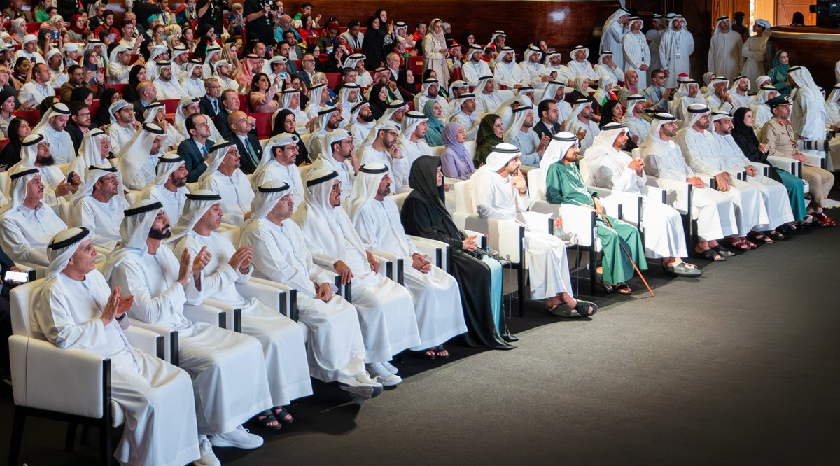 Astro_Alneyadi's tweet photo. Guided by the visionary leadership of the UAE, we have witnessed generations of educated leaders rise—empowered with knowledge and poised to shape the future of their nations. I had the honor of attending a remarkable moment as the champions of the #ArabReadingChallenge were crowned. These young individuals continue to demonstrate that reading is far more than a pastime; it is a way of life, one that nurtures the mind and spirit.