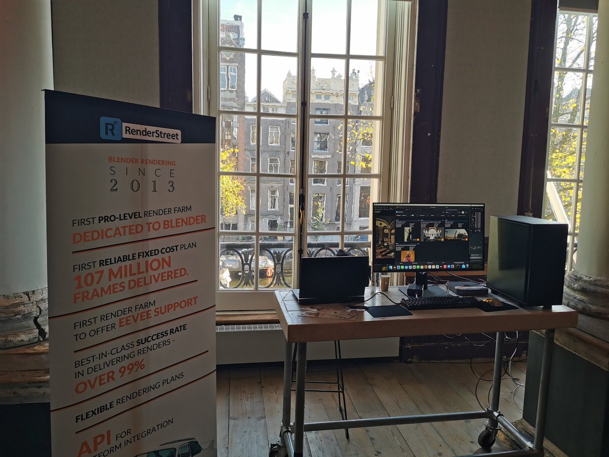 RenderStreet has a booth today in the 1st level cafe/market area. If you're curious about us or just wanna say hi, drop by anytime today. #BCON24