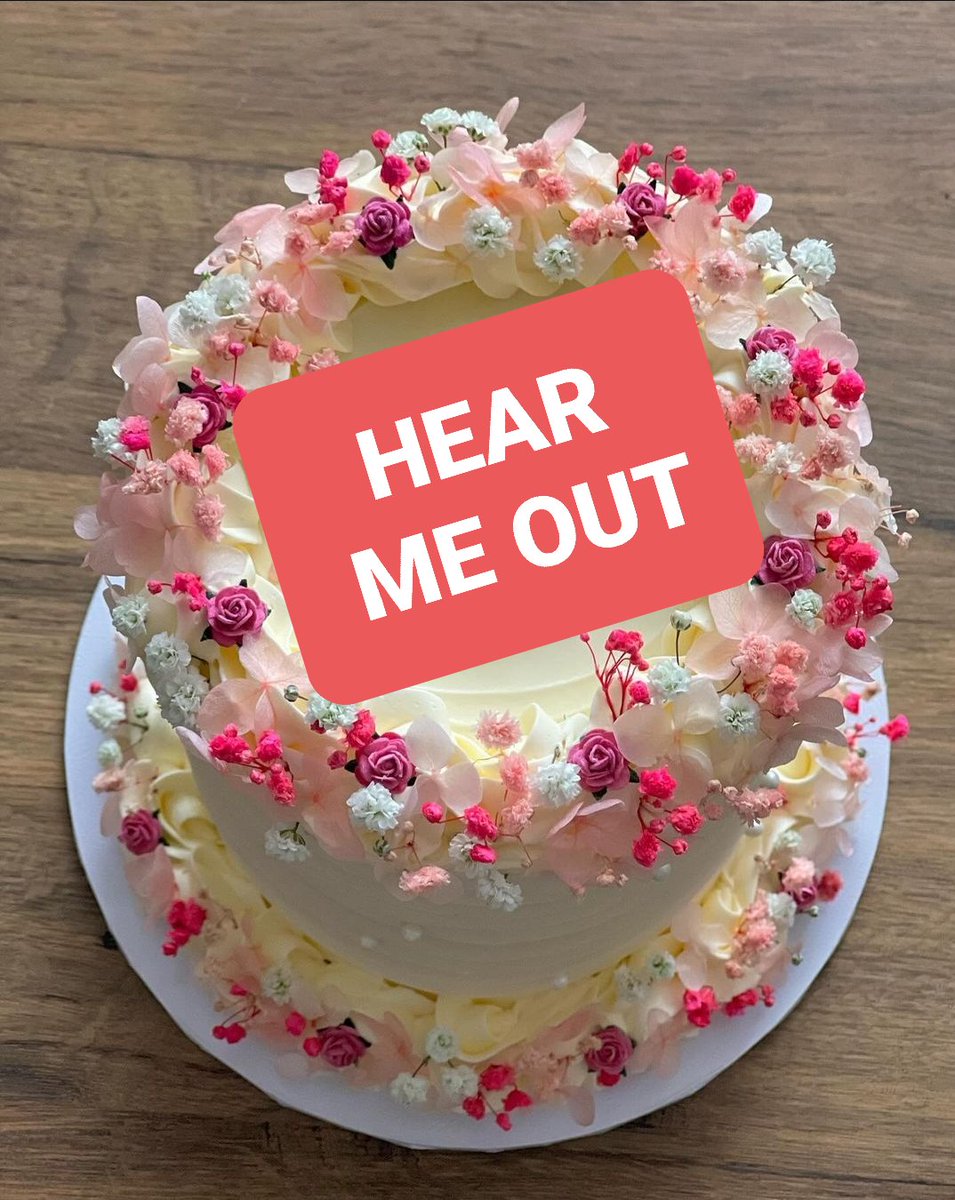lumierbith's tweet photo. This is a "hear me out" cake!!!!
Show me your wildest "hear me out" chara https://t.co/rApO4GCHqU