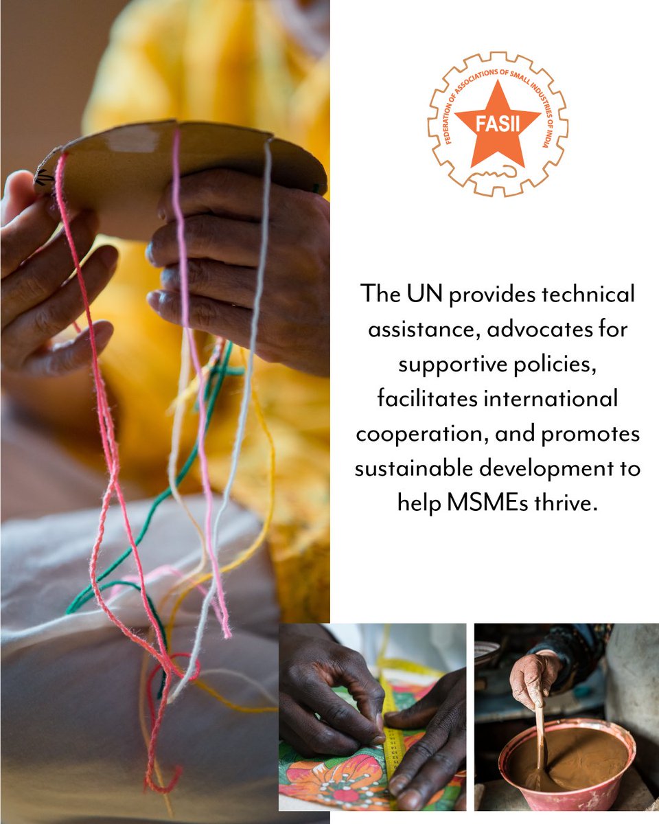 fasiiorg's tweet photo. Today, on #WorldUnitedNationsDay, let’s celebrate the UN’s role in supporting MSMEs. From ILO to WTO, the UN provides essential tools for small businesses to thrive. #SmallBusiness #UN #Empowerment https://t.co/krG8ZJoJAA