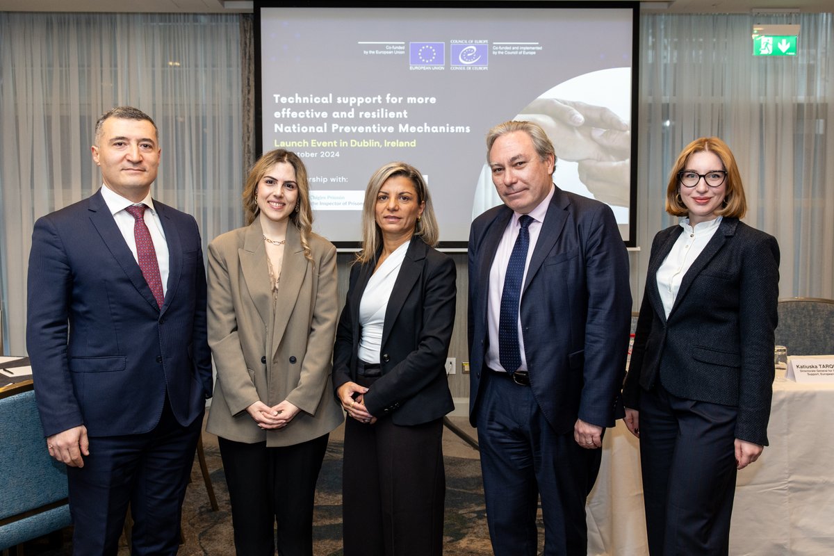 Yesterday, we kicked off our #TSI multi-country project in 🇮🇪to support the ratification of #OPCAT and establish a National Preventive Mechanism. With <a href="/CoEHumanRights/">Council of Europe - Human Rights</a>, we aim to protect the rights of individuals deprived of liberty in line with international standards. #NPM