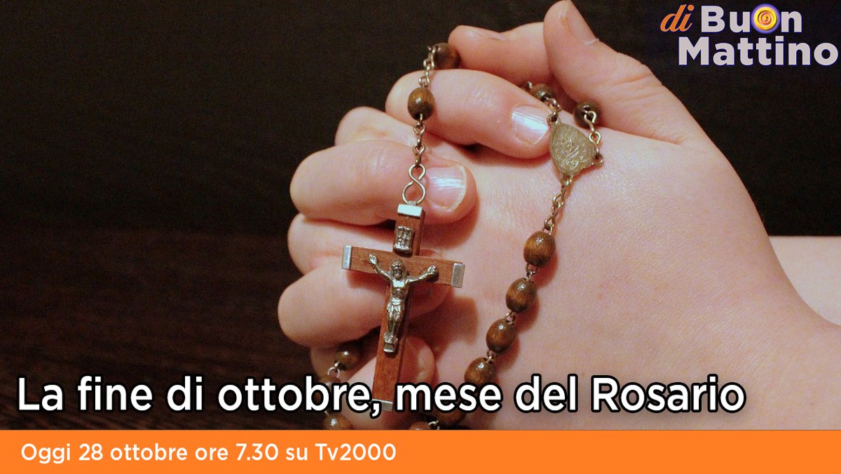 TV2000it's tweet image. Oggi #28ottobre a @dibuonmattino 
🔸la fine del mese del Rosario, con il mariologo padre Gianmatteo Roggio
🔸l'arte di #Botero a un anno dalla sua scomparsa
🔸approfondimento sulle #elezioniUSA
e molto altro ancora

Di Buon Mattino, ore 7.30 su #TV2000