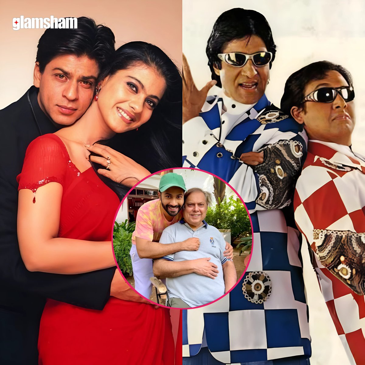 glamsham's tweet photo. Varun Dhawan shared that his dad, David Dhawan, almost left him in London after he called Kuch Kuch Hota Hai cooler than Bade Miyan Chote Miyan.

#Glamsham #Kajol #Srk #Shahrukhkhan #AmitabhBachchan #Govinda #VarunDhavan #DavidDhavan #Bollywood #IndianCinema https://t.co/YnFFp034B2