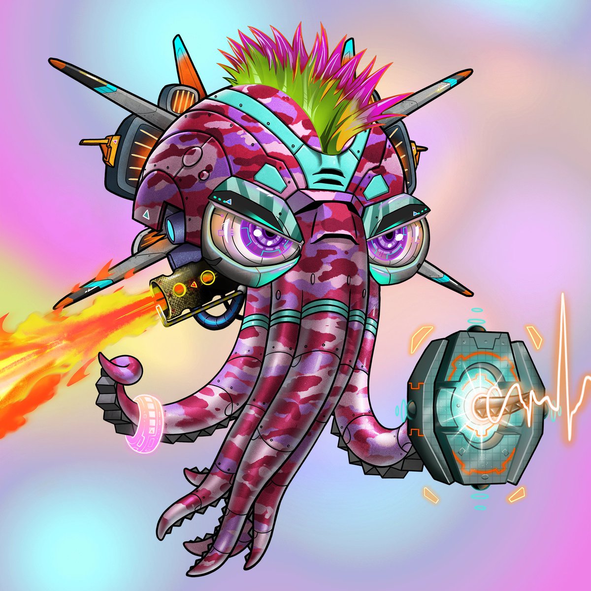 OKTOs are the OG key to the Octo Corp universe

Hit Discord today + tomorrow for games and NFT prizes

Add to your rare OKTO quiver for evil plans to come…