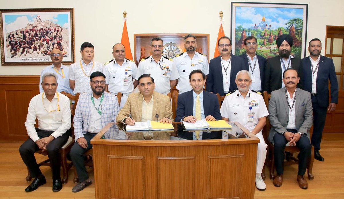 Ministry of Defence today signed a contract with Chowgule &amp; Company Pvt. Ltd., Goa for procurement of six Air Cushion Vehicles (ACVs) for the Indian Coast Guard at a total cost of Rs 387.44 crore. These amphibious vessels, also called ‘Hovercrafts’, will be procured under the Buy