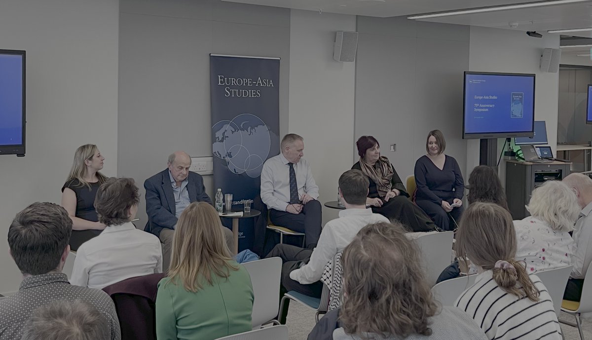 Europe-Asia Studies (@eurasiastudies) on Twitter photo #EAS75. Second session of our anniversary event, w/ Richard Berry +Terry Cox+ Madeleine Markey + Maggie Sinclair & <a href="/CEES_GlasgowUni/">CEES Glasgow University</a>'s own Zsuza Varga + D Smith participating in roundtable on: Reflections on EAS' Past, Present + Future. <a href="/UofGSocSci/">UofG Social Sciences</a> <a href="/tandfhss/">T&F Social Sciences and Humanities</a> #EAS75. Second session of our anniversary event, w/ Richard Berry +Terry Cox+ Madeleine Markey + Maggie Sinclair & <a href="/CEES_GlasgowUni/">CEES Glasgow University</a>'s own Zsuza Varga + D Smith participating in roundtable on: Reflections on EAS' Past, Present + Future. <a href="/UofGSocSci/">UofG Social Sciences</a> <a href="/tandfhss/">T&F Social Sciences and Humanities</a>