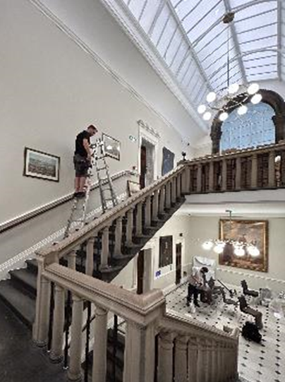 As professional removers, it's safe to say that we enjoy a challenge. Thanks to lots of experience, plenty of planning &amp; preparation, as well as some lateral thinking, we're pretty good at sorting them. #removals #heritagemove #librarymove #museummove #access