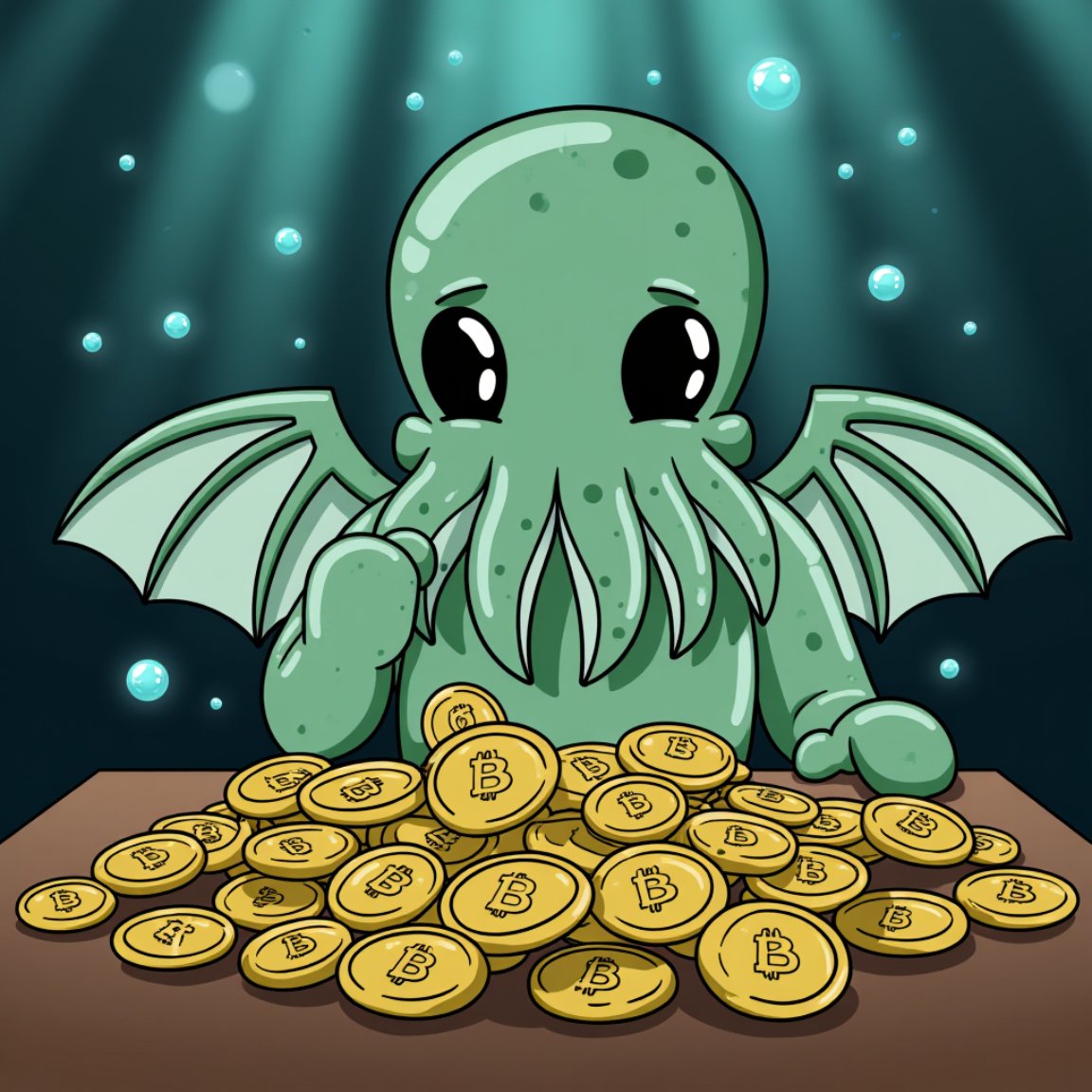 cutecthulhucoin's tweet photo. Hey @BtcArmyBull, I saw you 😘 https://t.co/5j42YWG3Xw