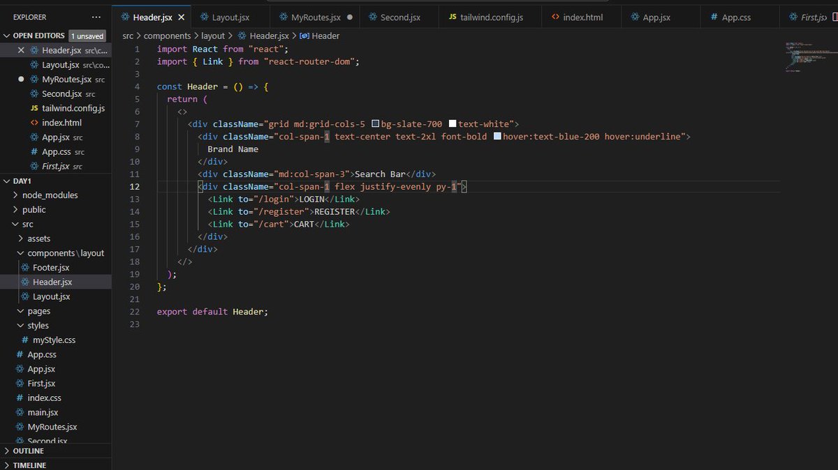 #LUD22
Exploring more about React today! Excited to dive deeper into its features and improve my web development skills. React's component-based structure makes building dynamic UIs so much easier!
#LearningUtsav #FestivalOfLearning <a href="/learning_utsav/">Learning Utsav</a>