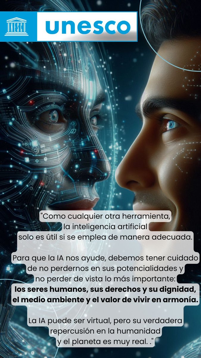 franopticoeia's tweet photo. .
#conectacontusojos #conectoconmisojos 
#IA #inteligenciaartificial #DDHH #unmundomejor #otromundoesposible #iayddhh #etica #robot #dignidad #brechadigital #tecnologiaetica #solidaridad #tecnologia #ciencia #ciencias #divulgacioncientifica #tecnología 
@UNESCO_es @UNESCO https://t.co/1fDC235MDh
