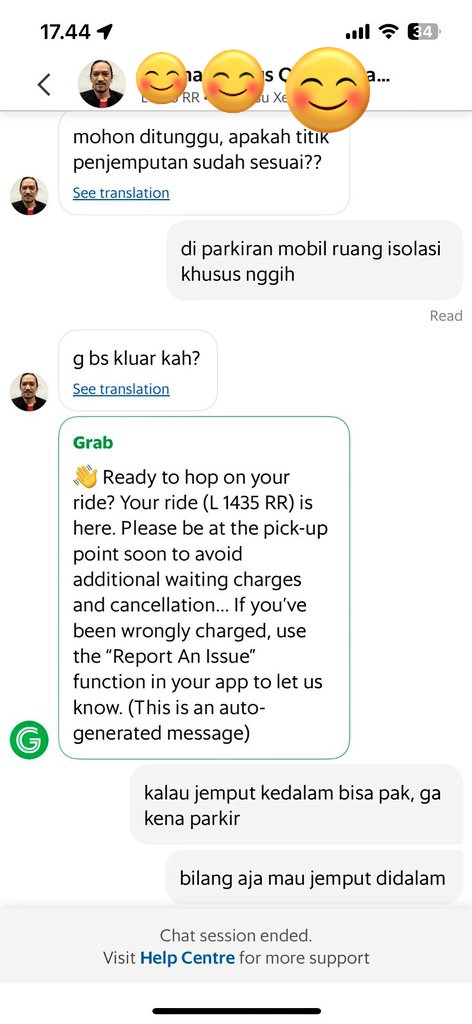 puvas's tweet photo. Ada aja driver modelannya bahkan ga mau ambil pusing. 
Minta tolong dijemput disuatu titik dan Uda dijelasin kalo gabakal kena charge parkir, eh pesenan malah di cancel wkwk https://t.co/WK83G1DxOE