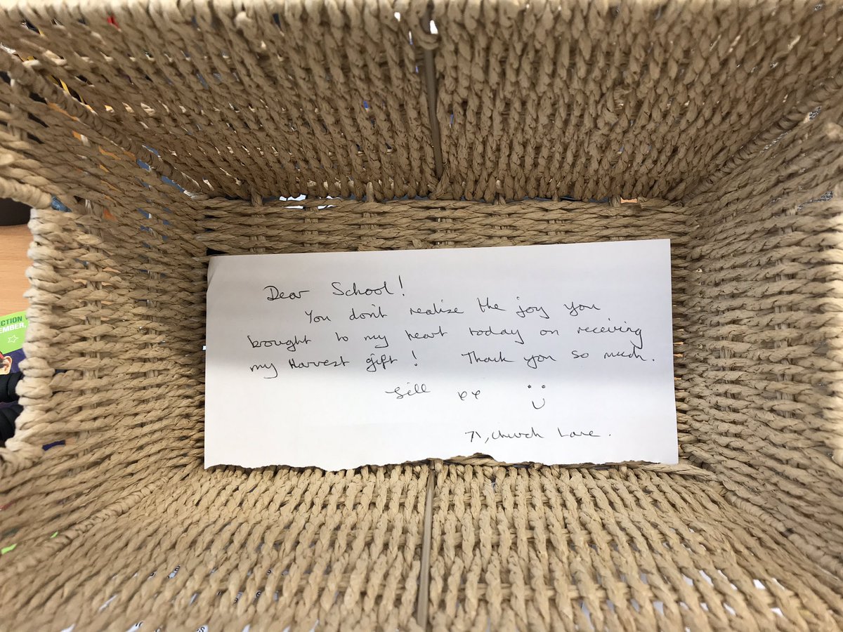 We have enjoyed coming together for our harvest celebration in church this week and delivering our harvest gifts in the community. How wonderful it has been for our children to experience sharing and spreading joy first hand. Thank you to our families for the kind donations.