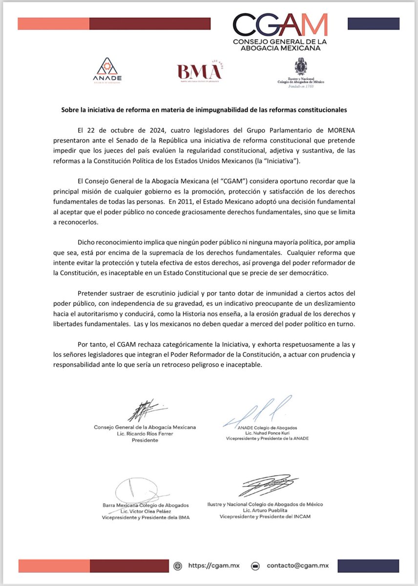 Nadie por encima de los derechos fundamentales.