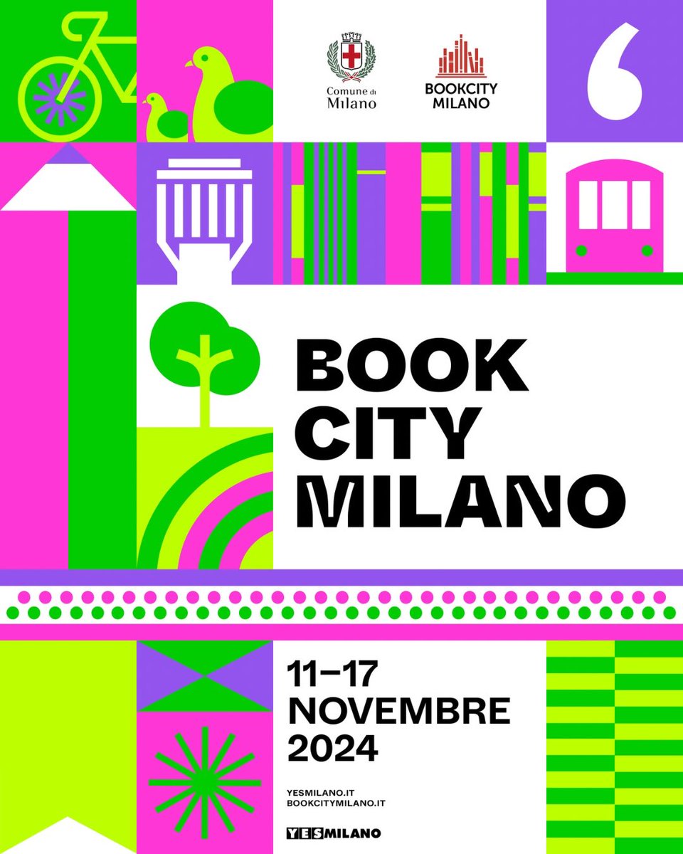 BOOKCITYMILANO's tweet photo. Ci siamo!📣

#BCM24 torna dall’11 al 17 novembre in tutta Milano (e non solo!)📚

Il programma è ufficialmente online sul nostro sito, ma restate connessi: abbiamo altre sorprese in serbo per voi!🤫

Visita il sito e leggi il programma completo 👉🏻 link in bio https://t.co/rPjXZ5U1Lc