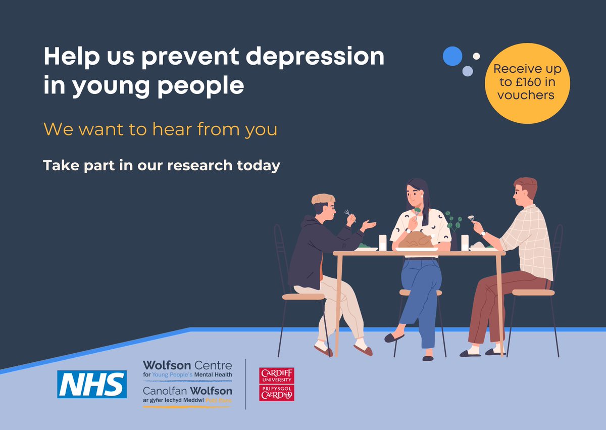 🔎 Have you had depression or struggled with low mood? Do you have a child aged 13-19?
 
Our study offers:
📌 support to parents struggling with low mood
📌 your child the chance to learn new wellbeing skills

Register your interest in taking part: bit.ly/swellfoi