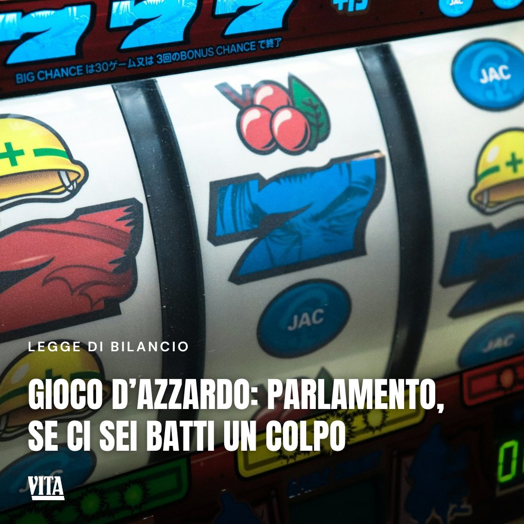 VITA.it (@vitanonprofit) on Twitter photo Nella bozza della Manovra 2025 sono cancellati lâOsservatorio per il gioco dâazzardo e la norma di istituzione del fondo per il gioco dâazzardo patologico. <a href="/MaurizioFiasco/">Maurizio Fiasco</a>, <a href="/ALEA_gambling/">Associazione ALEA - gambling.it</a>: «à un segnale di declassificazione di un'emergenza».
đ vita.it/gioco-dazzardo⊠Nella bozza della Manovra 2025 sono cancellati lâOsservatorio per il gioco dâazzardo e la norma di istituzione del fondo per il gioco dâazzardo patologico. <a href="/MaurizioFiasco/">Maurizio Fiasco</a>, <a href="/ALEA_gambling/">Associazione ALEA - gambling.it</a>: «à un segnale di declassificazione di un'emergenza».
đ vita.it/gioco-dazzardoâŠ