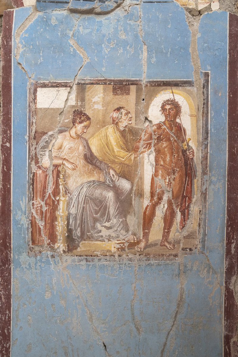 pompeii_sites's tweet photo. Pompei: quando la grande arte entrava anche nelle piccole case. Dagli scavi in corso nell’insula dei Casti Amanti un nuovo esempio di casa senza atrio riccamente decorata ⤵️ https://t.co/CXJt1LFrvY @MiC_Italia @GZuchtriegel @albertoangela https://t.co/VX3Qqbj6z3