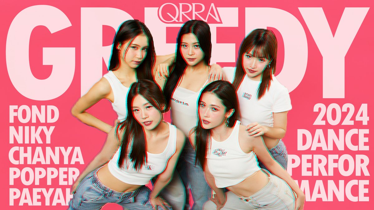 qrraofficial's tweet image. QRRA - Greedy | Dance Performance
Video out now!
🔗Full Clip : youtu.be/DL-wuv6MVQc
#QRRA
#PEONY
#คาร์ร่า
#Greedy
#DancePerformance
#Dance
#Performance