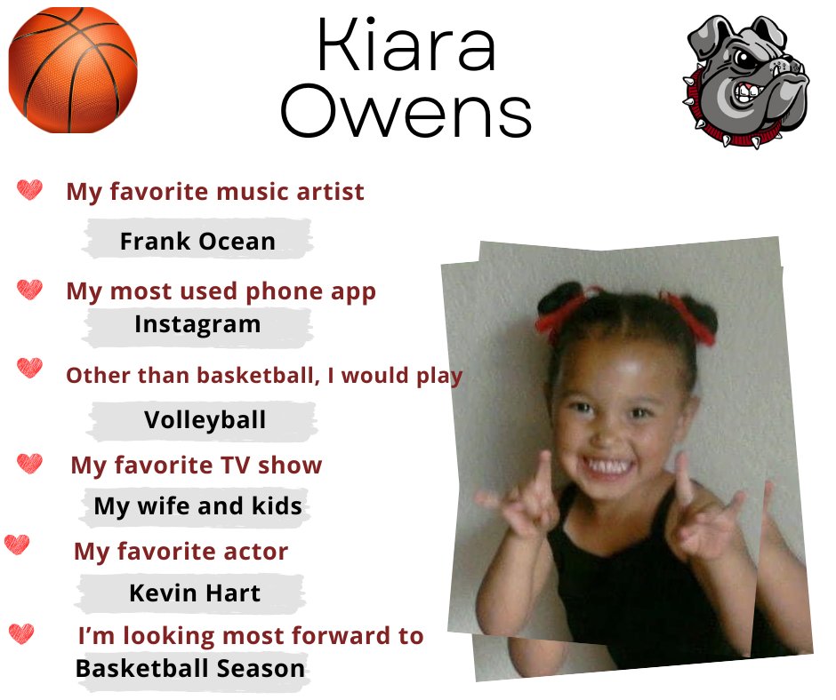 Today we introduce Kiara Owens!  She is a senior.  This is her first year playing at SHS.  Our Reddog fans are going to love watching her play.  We are so glad she is a Reddog. Go Reddogs! #createchaos