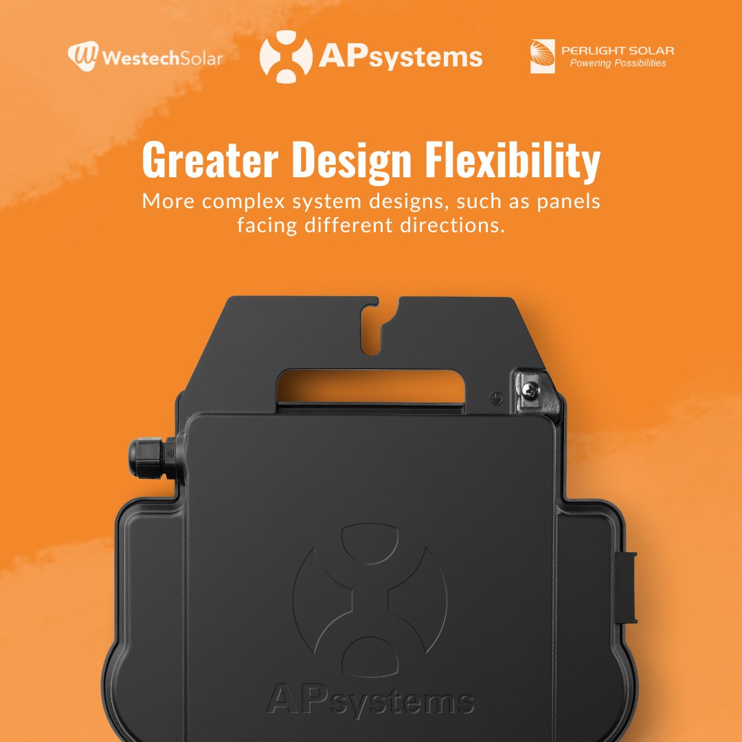 Westech_uk's tweet photo. Are you looking to maximise the efficiency of your solar system? ⚡

Discover the benefits of the DS3 microinverters from @APsystems_EMEA which provides powerful, reliable and safe solutions for solar energy production. https://t.co/3DubcGyylX