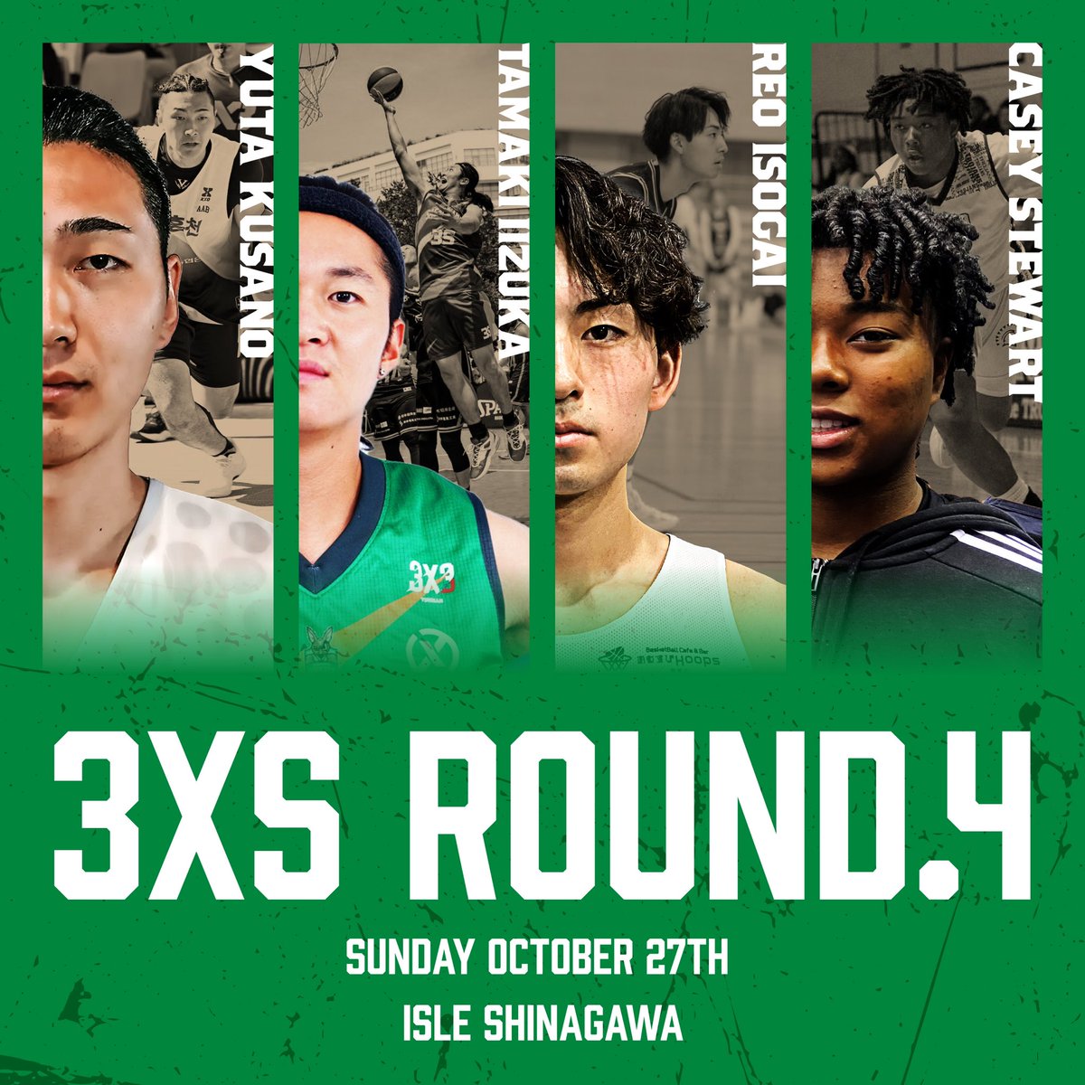 process_3x3's tweet photo. 【 3XS ROUND.4🔥 】

🗓 Date: Sunday October 27th 
📍 Place: アイルしながわ
📺 Stream: https://t.co/Rjl1iXg8G1

⏰ Time schedule: Group D

Game.1 / 11:40~
vs SAITAMA WILDBEARS
Game.2 / 14:30~
vs IKEBUKURO DROPS 

Semi-Final / 15:20~
FINAL / 16:00~ https://t.co/aul6gEMQsi